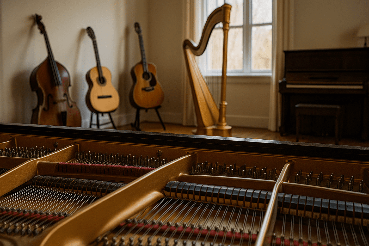 Picture of musical instruments